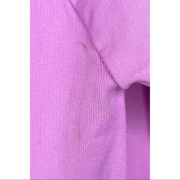 NWT Fabletics Nixie Crop SculptKnit® Jacket II Purple Large High Neck Zip Front - Picture 5 of 7